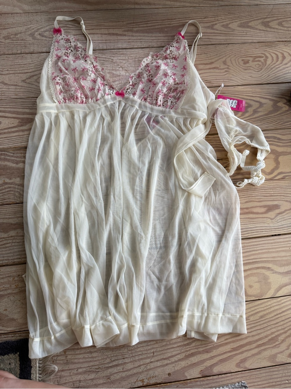 Vintage Betsey Johnson 2-Piece Babydoll Set Size 2X NWT